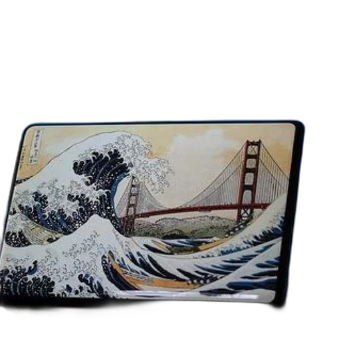 photorealistic, oil painting, beach, laptop transparent PNG cut-out