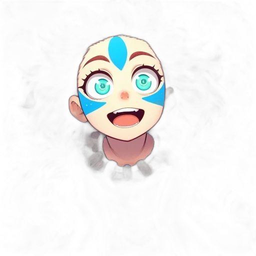 mask, creature, staff, face transparent PNG cut-out