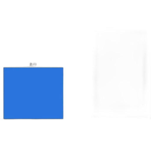 3d render, blue, monochrome, colorful transparent PNG cut-out