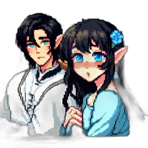staff, pixel art, fantasy art, anime transparent PNG cut-out