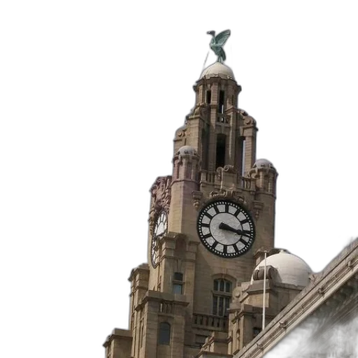 building, tall, clock, tower transparent PNG cut-out