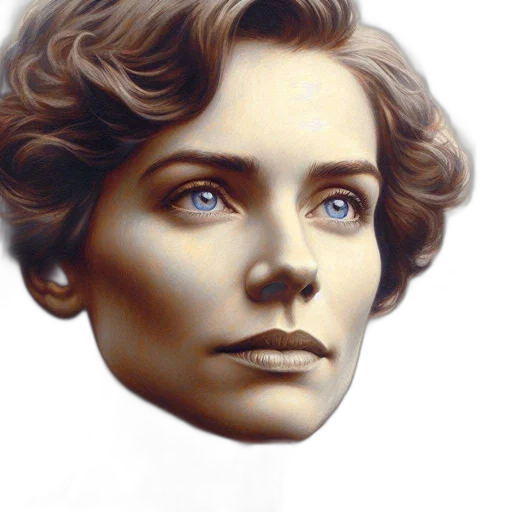 face, crown, jewelry, photorealistic transparent PNG cut-out