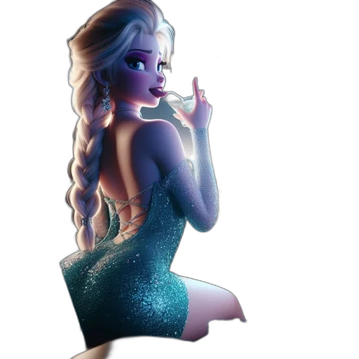 dress, jewelry, fantasy art, concept art transparent PNG cut-out