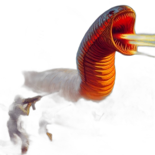 dragon, animal, staff, creature transparent PNG cut-out