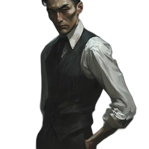 staff, face, jacket, mask transparent PNG cut-out