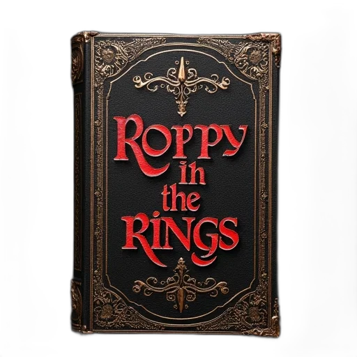 lord, rings, book, cover transparent PNG cut-out