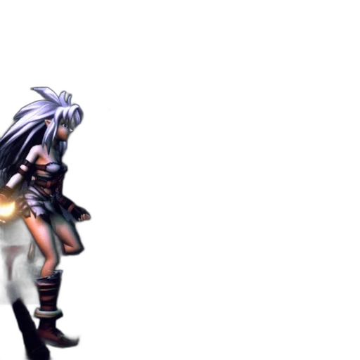 weapon, sword, hair, staff transparent PNG cut-out