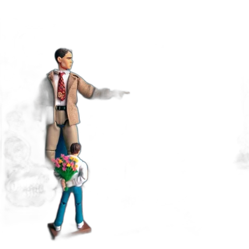 jacket, staff, umbrella, concept art transparent PNG cut-out