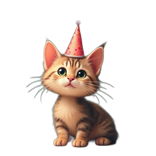 hat, staff, crown, 3d render transparent PNG cut-out
