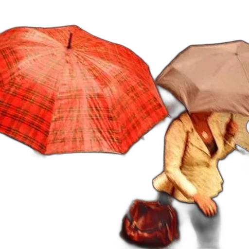 umbrella, hat, mask, jacket transparent PNG cut-out