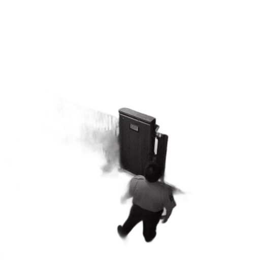 robot, staff, jacket, weapon transparent PNG cut-out