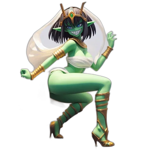 mask, dragon, staff, concept art transparent PNG cut-out