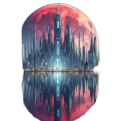 building, sword, umbrella, jacket transparent PNG cut-out