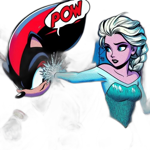 comic book art, concept art, cartoon, fantasy art transparent PNG cut-out