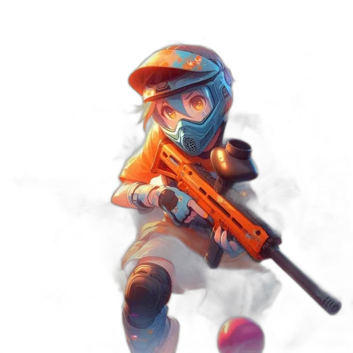 weapon, robot, concept art, pixel art transparent PNG cut-out