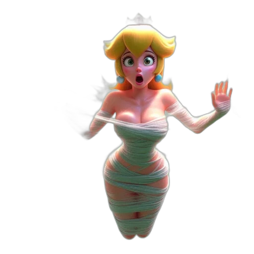 dress, 3d render, concept art, pixel art transparent PNG cut-out