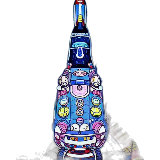 robot, bottle, crown, jewelry transparent PNG cut-out
