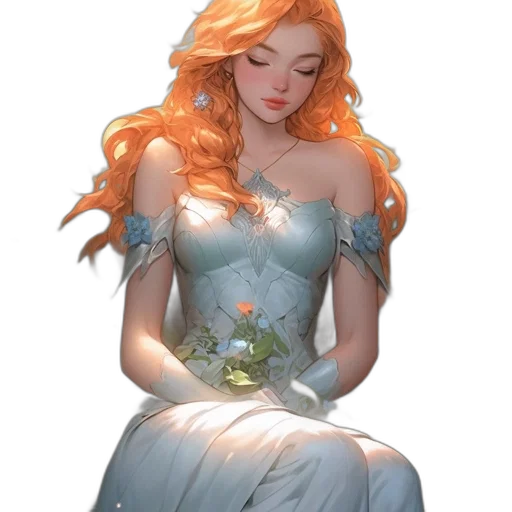 dress, crown, jewelry, flower transparent PNG cut-out