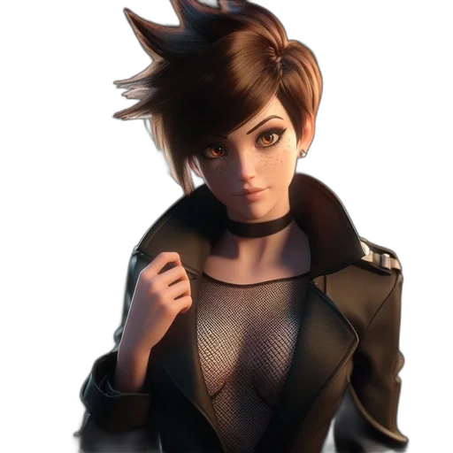 jacket, staff, face, robot transparent PNG cut-out