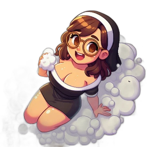 dress, staff, pixel art, concept art transparent PNG cut-out
