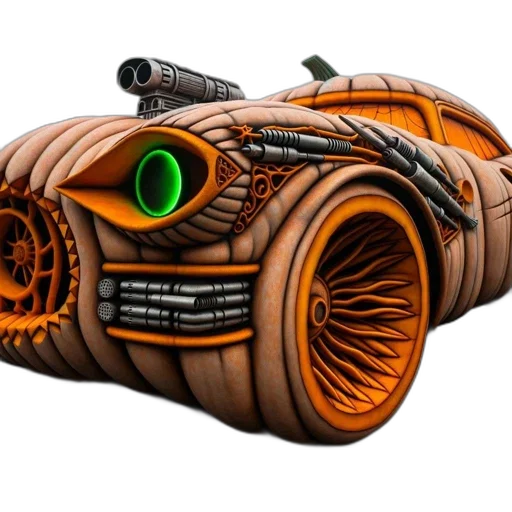 car, weapon, robot, concept art transparent PNG cut-out