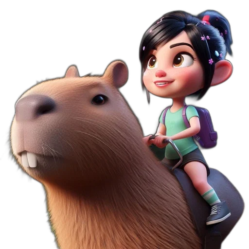 animal, concept art, 3d render, cartoon transparent PNG cut-out