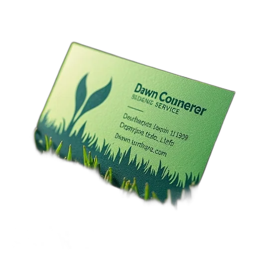 lawn, service, business, card transparent PNG cut-out