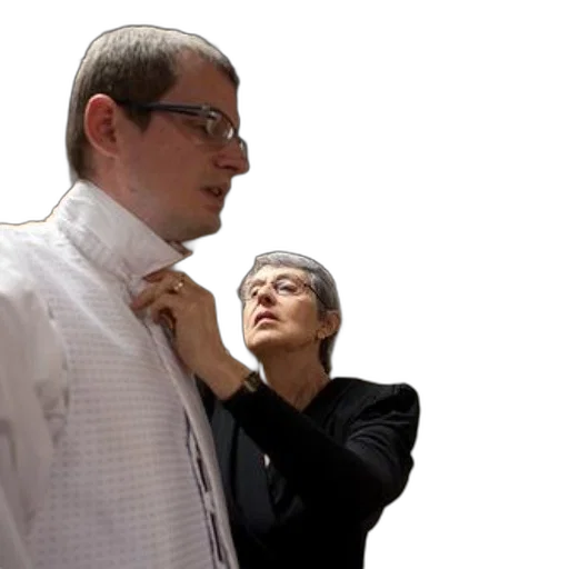 staff, jacket, dress, jewelry transparent PNG cut-out
