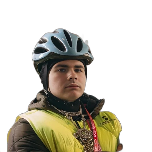 jacket, face, staff, animal transparent PNG cut-out