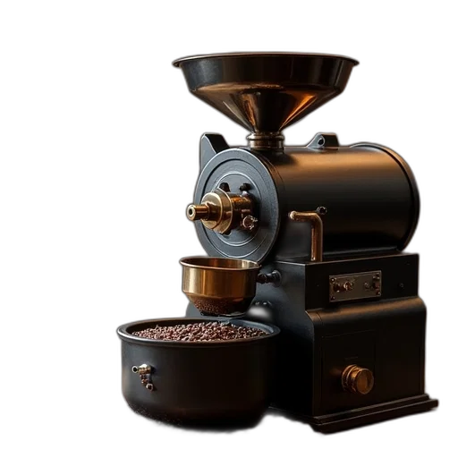 3d render, photorealistic, automatic, coffee transparent PNG cut-out