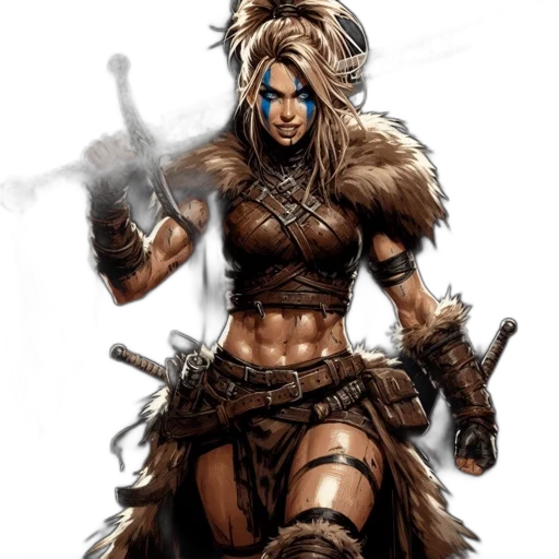 comic book art, fantasy art, concept art, photorealistic transparent PNG cut-out