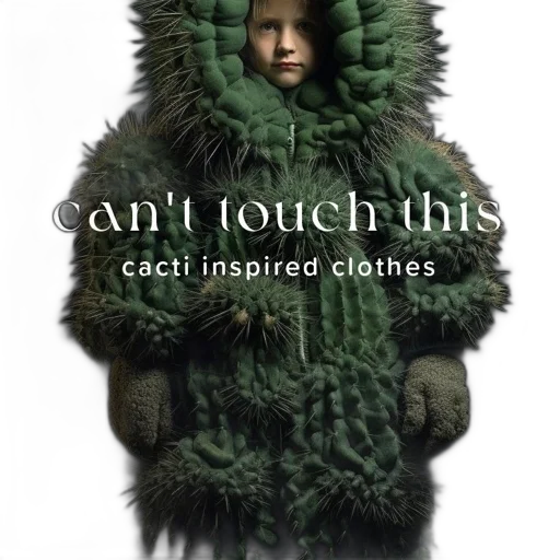 jacket, creature, dress, green transparent PNG cut-out