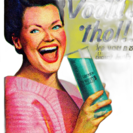 bottle, hair, vaporwave, photorealistic transparent PNG cut-out
