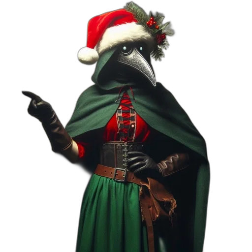 staff, dress, mask, concept art transparent PNG cut-out