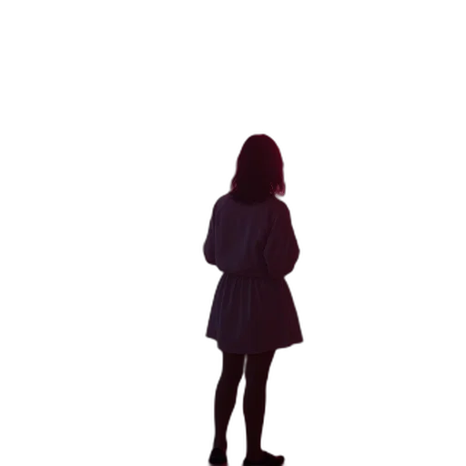 dress, jacket, staff, face transparent PNG cut-out