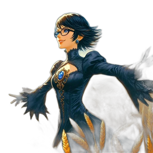 concept art, fantasy art, comic book art, watercolor transparent PNG cut-out