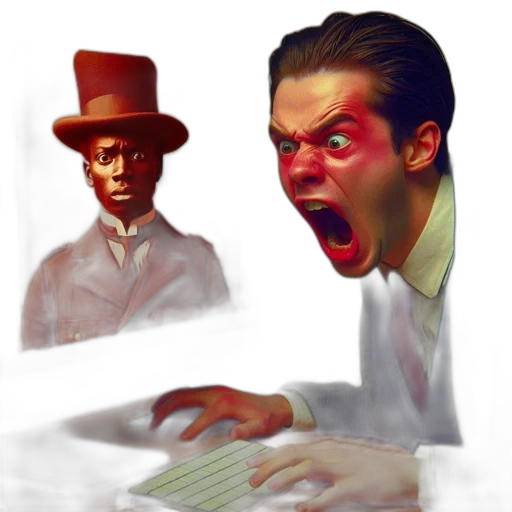 face, hat, concept art, comic book art transparent PNG cut-out