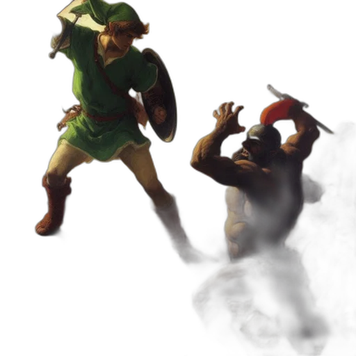 mask, dragon, staff, weapon transparent PNG cut-out