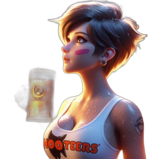 bottle, robot, concept art, fantasy art transparent PNG cut-out