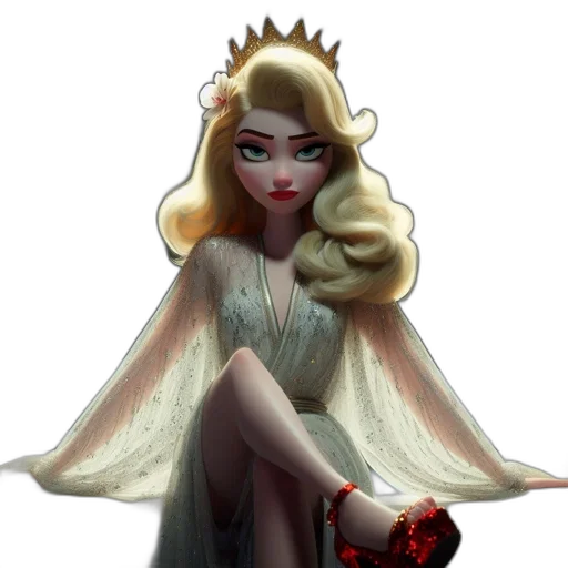 crown, dress, concept art, fantasy art transparent PNG cut-out