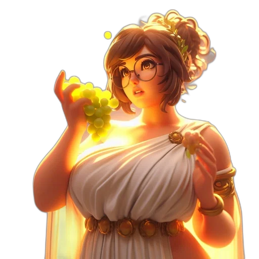 dress, staff, crown, concept art transparent PNG cut-out