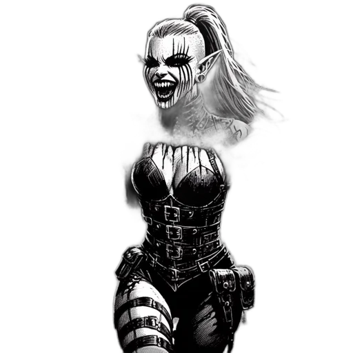 mask, dress, creature, face transparent PNG cut-out