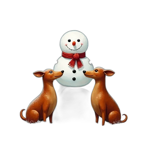 3d render, concept art, photorealistic, snow transparent PNG cut-out