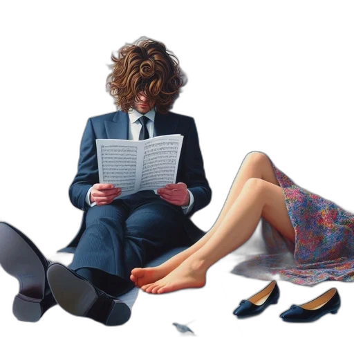 shoes, furniture, dress, photorealistic transparent PNG cut-out