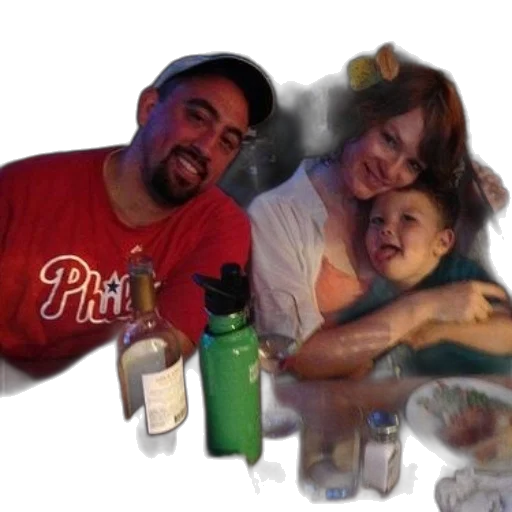 bottle, photorealistic, man, red transparent PNG cut-out