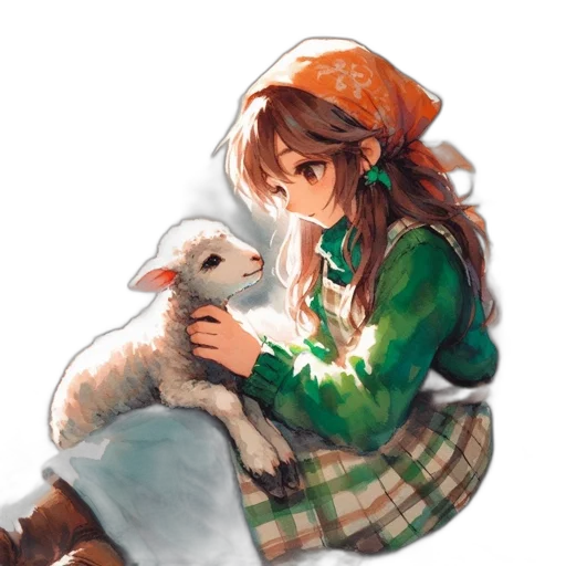 animal, hat, creature, dress transparent PNG cut-out