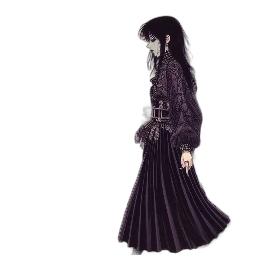 dress, jacket, mask, creature transparent PNG cut-out