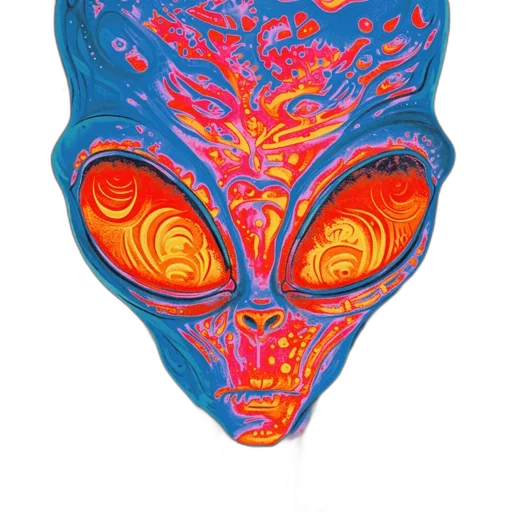 mask, face, creature, jacket transparent PNG cut-out