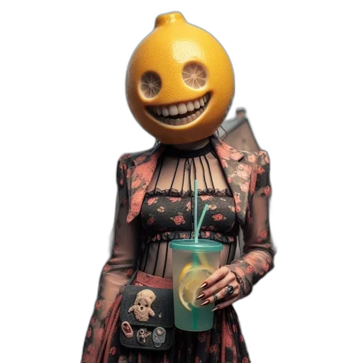 dress, mask, robot, face transparent PNG cut-out