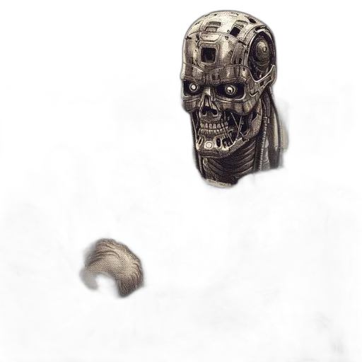 mask, creature, robot, face transparent PNG cut-out